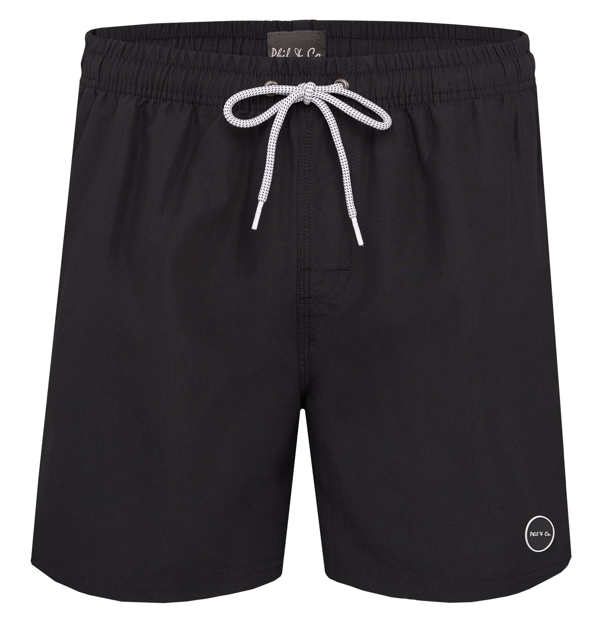 Herren Badeshorts Schwarz